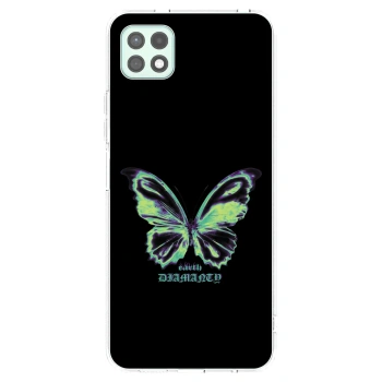 Picasee διαφανής θήκη σιλικόνης Samsung Galaxy A22 A226B 5G - Diamanty Blue