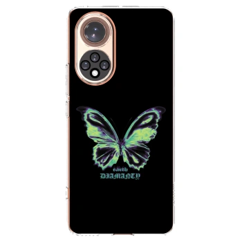 Picasee διαφανής θήκη σιλικόνης Honor 50 5G - Diamanty Blue