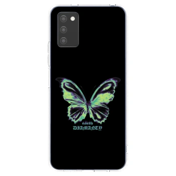 Θήκη για Samsung Galaxy A03s A037G - Diamanty Blue