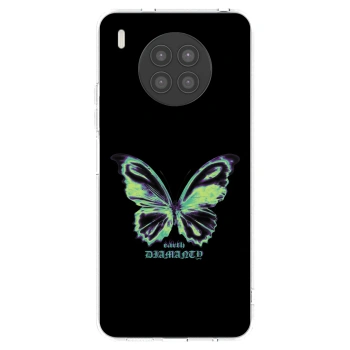 Picasee διαφανής θήκη σιλικόνης Huawei Nova 8i - Diamanty Blue