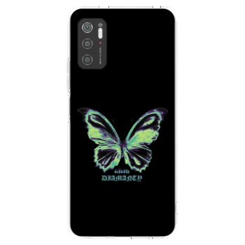 Picasee διαφανής θήκη σιλικόνης Xiaomi Poco M3 Pro 5G - Diamanty Blue
