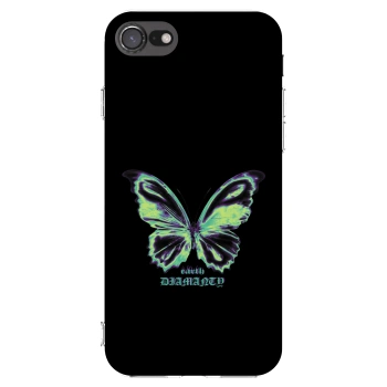 Picasee διαφανής θήκη σιλικόνης Apple iPhone SE 2022 - Diamanty Blue