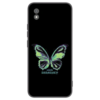 Picasee Μαύρη θήκη σιλικόνης για Realme C11 (2021) - Diamanty Blue