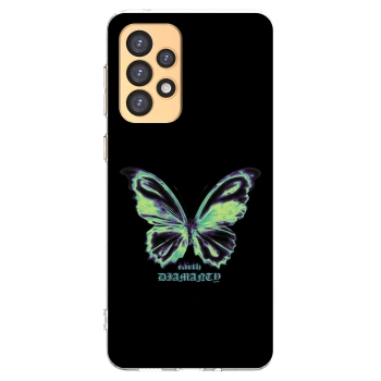 Picasee διαφανής θήκη σιλικόνης Samsung Galaxy A33 5G A336 - Diamanty Blue