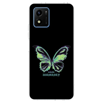 Picasee διαφανής θήκη σιλικόνης Vivo Y01 - Diamanty Blue