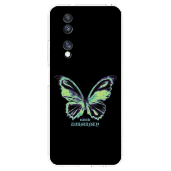 Picasee διαφανής θήκη σιλικόνης Honor 70 - Diamanty Blue