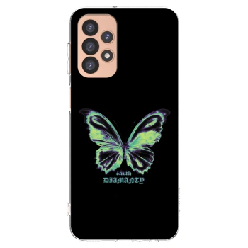 Picasee διαφανής θήκη σιλικόνης Samsung Galaxy A23 A236B 5G - Diamanty Blue