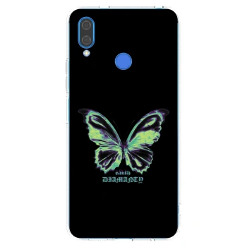 Picasee διαφανής θήκη σιλικόνης Huawei Nova 3i - Diamanty Blue