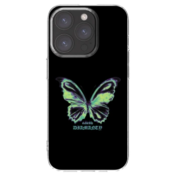 Picasee διαφανής θήκη σιλικόνης Apple iPhone 15 Pro - Diamanty Blue