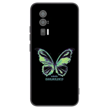 Picasee Μαύρη θήκη σιλικόνης για Xiaomi Poco F5 Pro 5G - Diamanty Blue
