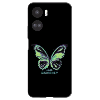 Picasee Μαύρη θήκη σιλικόνης για Honor 90 Lite 5G - Diamanty Blue