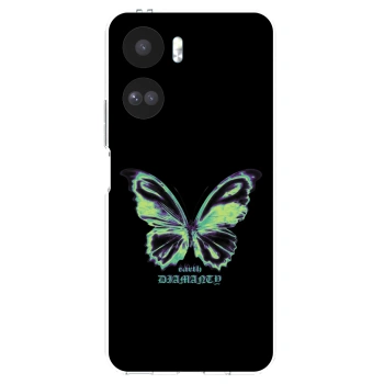 Picasee διαφανής θήκη σιλικόνης Honor 90 Lite 5G - Diamanty Blue