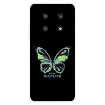 Picasee διαφανής θήκη σιλικόνης Honor Magic4 Lite 5G - Diamanty Blue