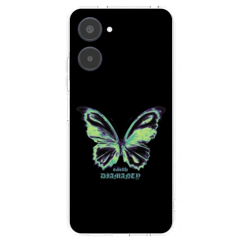 Picasee διαφανής θήκη σιλικόνης Realme 10 4G - Diamanty Blue