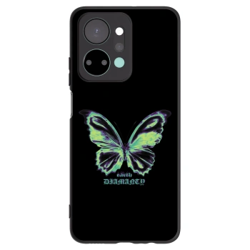 Picasee Μαύρη θήκη σιλικόνης για Honor X7a - Diamanty Blue