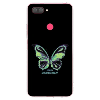 Picasee διαφανής θήκη σιλικόνης Xiaomi Mi 8 Lite - Diamanty Blue