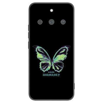 Picasee Μαύρη θήκη σιλικόνης για Realme 11 Pro+ - Diamanty Blue