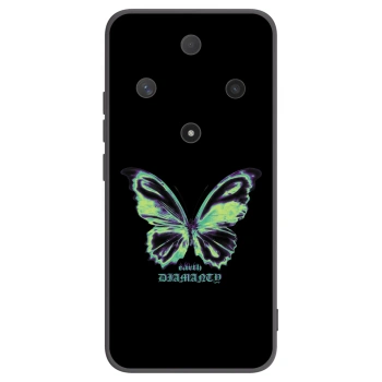 Picasee Μαύρη θήκη σιλικόνης για Honor Magic6 Lite 5G - Diamanty Blue