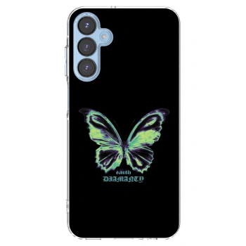 Picasee διαφανής θήκη σιλικόνης Samsung Galaxy A15 A156B 5G - Diamanty Blue
