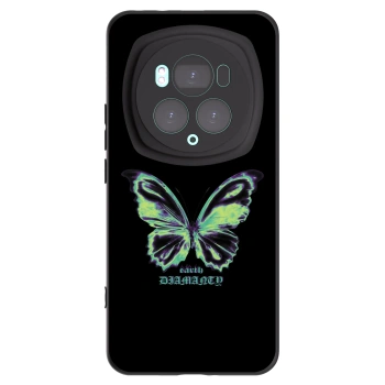 Picasee Μαύρη θήκη σιλικόνης για Honor Magic6 Pro - Diamanty Blue
