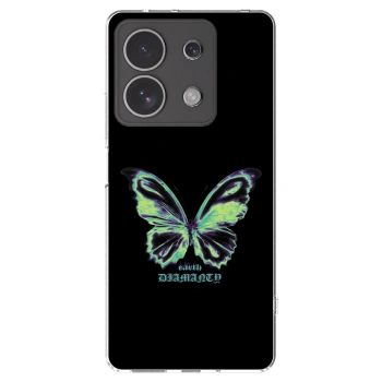 Picasee διαφανής θήκη σιλικόνης Xiaomi Redmi Note 13 4G - Diamanty Blue
