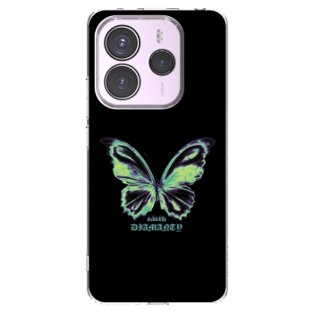 Picasee διαφανής θήκη σιλικόνης Xiaomi Redmi Note 14 5G - Diamanty Blue