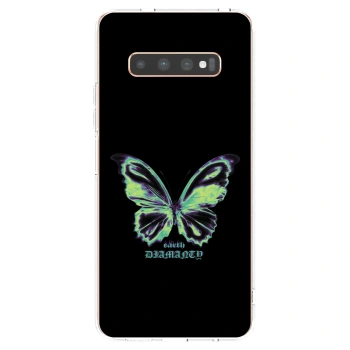 Picasee διαφανής θήκη σιλικόνης Samsung Galaxy S10 Plus G975 - Diamanty Blue
