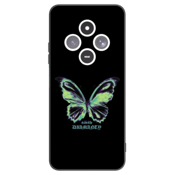 Picasee Μαύρη θήκη σιλικόνης για Xiaomi Redmi 14C - Diamanty Blue