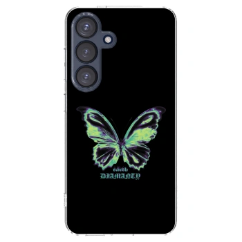 Picasee διαφανής θήκη σιλικόνης Samsung Galaxy S25 5G - Diamanty Blue