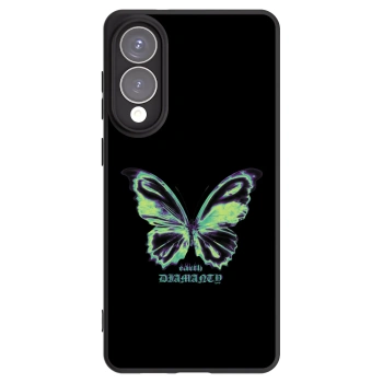 Picasee Μαύρη θήκη σιλικόνης για Samsung Galaxy S25 Edge 5G - Diamanty Blue