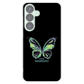 Picasee διαφανής θήκη σιλικόνης Samsung Galaxy S25+ 5G - Diamanty Blue