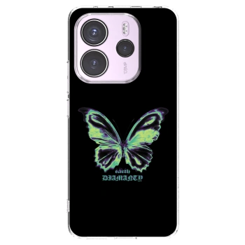 Picasee διαφανής θήκη σιλικόνης Xiaomi Redmi Note 14 4G - Diamanty Blue