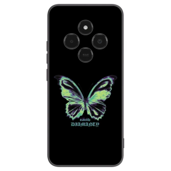 Picasee Μαύρη θήκη σιλικόνης για Xiaomi Poco C75 - Diamanty Blue