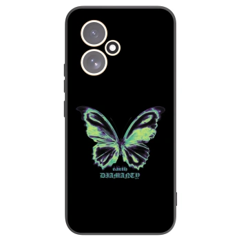 Picasee Μαύρη θήκη σιλικόνης για Honor 400 5G - Diamanty Blue