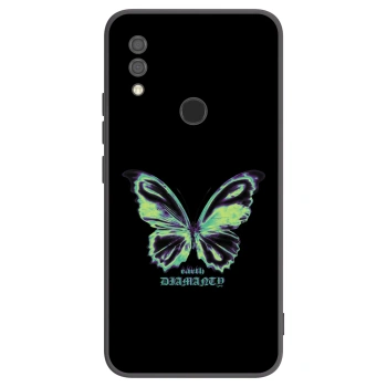 Picasee Μαύρη θήκη σιλικόνης για Xiaomi Redmi 7 - Diamanty Blue