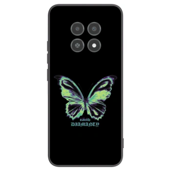Picasee Μαύρη θήκη σιλικόνης για Realme 12X - Diamanty Blue