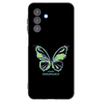 Picasee Μαύρη θήκη σιλικόνης για Samsung Galaxy A17 5G - Diamanty Blue