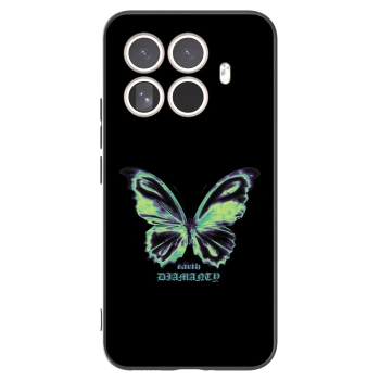 Picasee Μαύρη θήκη σιλικόνης για Xiaomi 15T Pro - Diamanty Blue