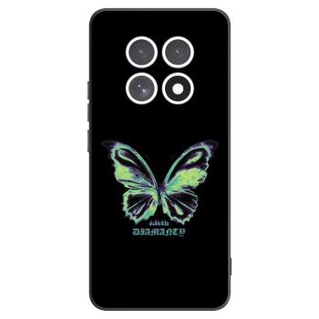 Picasee Μαύρη θήκη σιλικόνης για Xiaomi Redmi Note 15 - Diamanty Blue