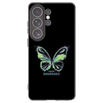Picasee Μαύρη θήκη σιλικόνης για Samsung Galaxy S26 Ultra - Diamanty Blue