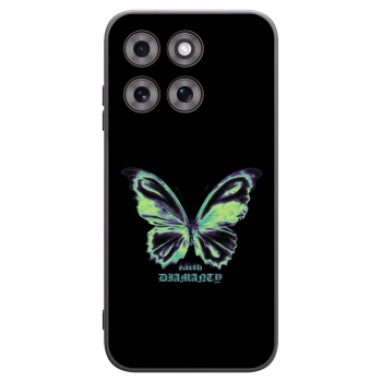 Picasee Μαύρη θήκη σιλικόνης για Motorola Moto G77 - Diamanty Blue