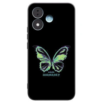 Picasee Μαύρη θήκη σιλικόνης για Xiaomi Redmi Note 17 5G - Diamanty Blue