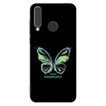 Picasee διαφανής θήκη σιλικόνης Honor 20 Lite - Diamanty Blue