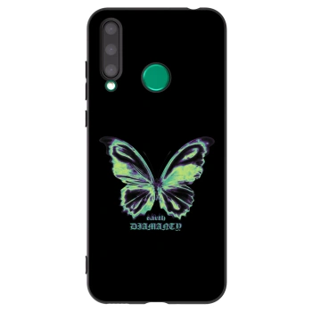 Picasee Μαύρη θήκη σιλικόνης για Honor 20 Lite - Diamanty Blue