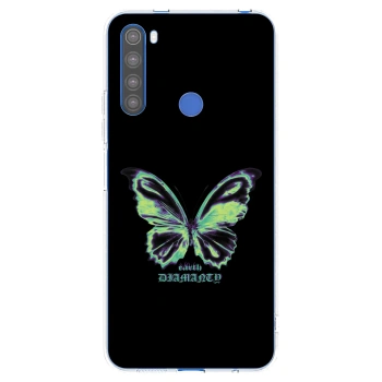 Picasee διαφανής θήκη σιλικόνης Xiaomi Redmi Note 8T - Diamanty Blue