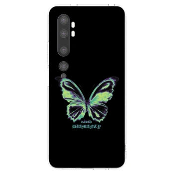 Picasee διαφανής θήκη σιλικόνης Xiaomi Mi Note 10 (Pro) - Diamanty Blue