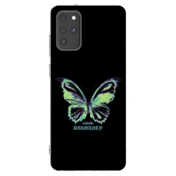 Picasee διαφανής θήκη σιλικόνης Samsung Galaxy S20+ G985F - Diamanty Blue