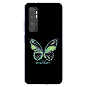 Picasee διαφανής θήκη σιλικόνης Xiaomi Mi Note 10 Lite - Diamanty Blue