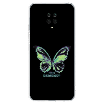 Picasee διαφανής θήκη σιλικόνης Xiaomi Redmi Note 9S - Diamanty Blue