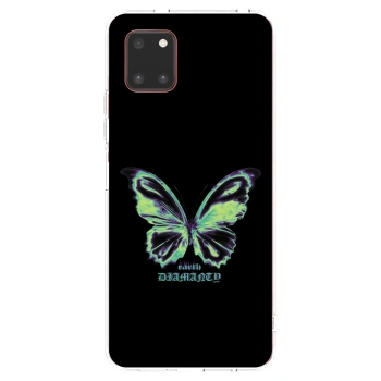 Picasee διαφανής θήκη σιλικόνης Samsung Galaxy Note 10 Lite N770F - Diamanty Blue
